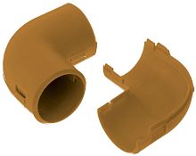 Угол разборный 90гр. ПВХ Промрукав Д=32 IP40 бук картинка